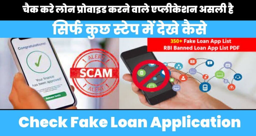 Check Fake Loan Application