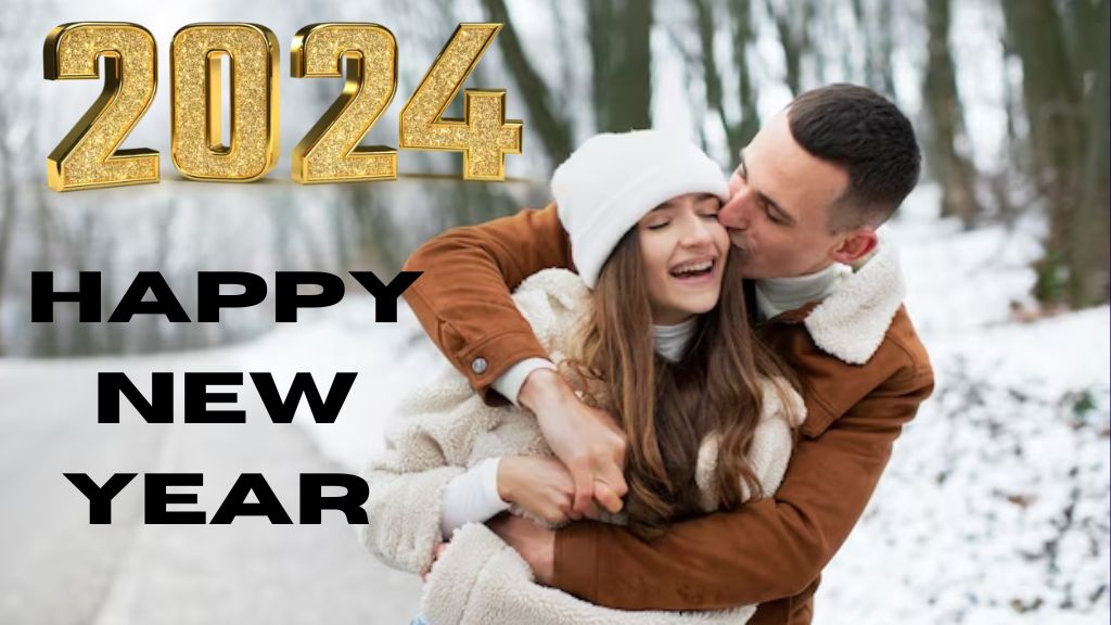 अपने प्रेमी को भेजें Happy New Year Wishes  2024 